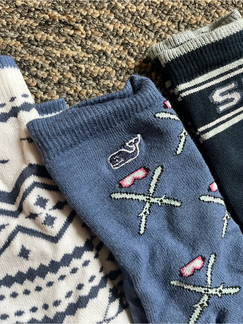 Vineyard Vines Kids Ski 3-Pack Socks